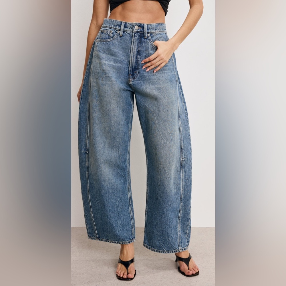 Good American Blue Flare & Wide Leg Jeans -  NWT